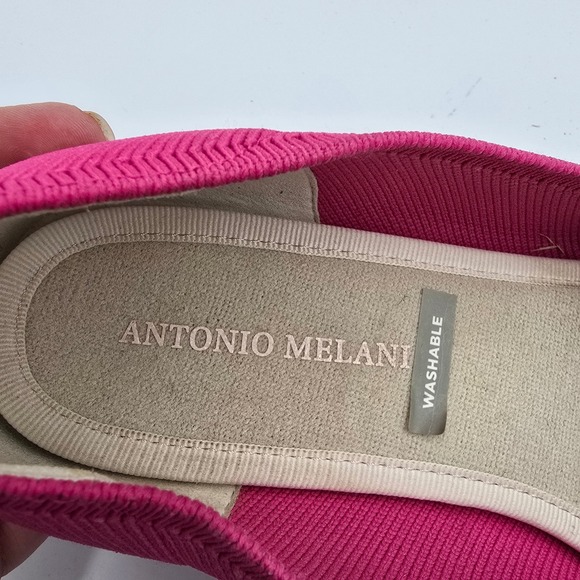 Antonio Melani Knit Ballet Flats Comfortable‎ Washable Hot Pink 8M - Picture 5 of 8